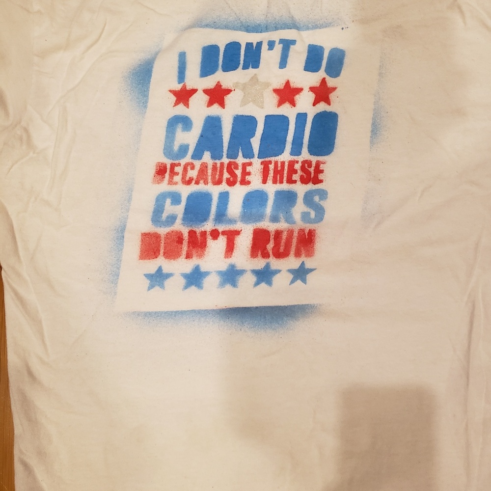 White 4th July shirt